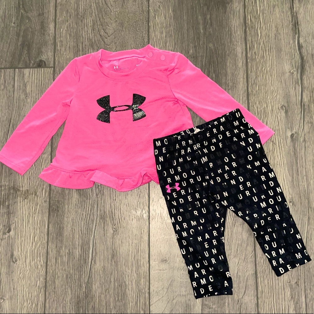 Baby girl Under Armour set, 6-9 months